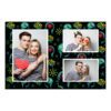 Dzień Mózgu z czarnym tłem + twarze i serca - Pocztówka 10x15cm model 413 - Thumbnail Image 5