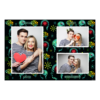 Dzień Mózgu z czarnym tłem + twarze i serca - Pocztówka 10x15cm model 413 - Thumbnail Image 6