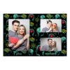 Dzień Mózgu z czarnym tłem + twarze i serca - Pocztówka 10x15cm model 413 - Thumbnail Image 8