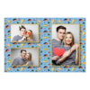 Dzień Sernika z błękitnym tłem + owoce i słodkości - Pocztówka 10x15cm model 414 - Thumbnail Image 1