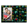Dzień Mózgu z czarnym tłem + twarze i serca - Pocztówka 10x15cm model 415 - Thumbnail Image 2