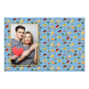 Dzień Sernika z błękitnym tłem + owoce i słodkości - Pocztówka 10x15cm model 415 - Thumbnail Image 1