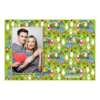 Dzień Włóczykija z zielonym tłem + kwiaty - Pocztówka 10x15cm model 415 - Thumbnail Image 2