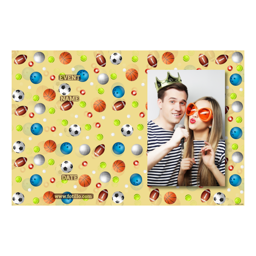 Dzień Zabawy Piłką z żółtym tłem + piłki i sport - Pocztówka 10x15cm model 416 - obrazek 8