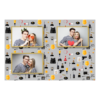 Dzień policjanta z szarym tłem + pojazdy i ludzie - Pocztówka 10x15cm model 418 - Thumbnail Image 1
