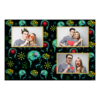 Dzień Mózgu z czarnym tłem + twarze i serca - Pocztówka 10x15cm model 419 - Thumbnail Image 1