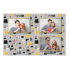 Dzień policjanta z szarym tłem + pojazdy i ludzie - Pocztówka 10x15cm model 419 - Thumbnail Image 2