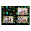 Dzień Mózgu z czarnym tłem + twarze i serca - Pocztówka 10x15cm model 421 - Thumbnail Image 1