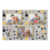 Dzień policjanta z szarym tłem + pojazdy i ludzie - Pocztówka 10x15cm model 423 - Thumbnail Image 1