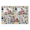 Dzień policjanta z szarym tłem + pojazdy i ludzie - Pocztówka 10x15cm model 423 - Thumbnail Image 7