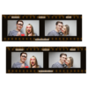 Black Old Film with black background + photography - Stripes 2x6 model 201 - Thumbnail Image 2