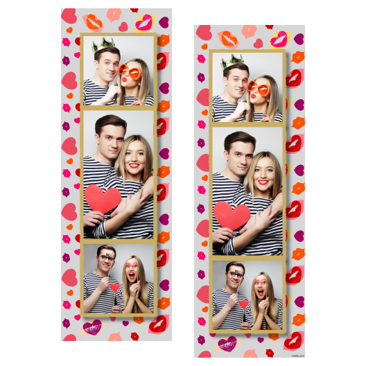 Kissing Day + hearts + 108 gray Kissing Day + hearts + 108 gray