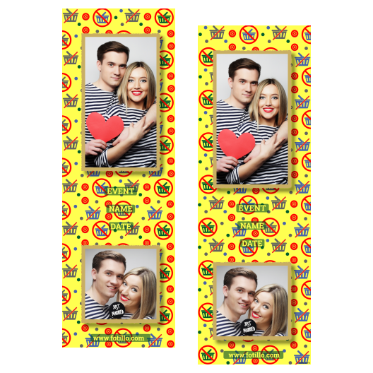 Buy Nothing Day + dots + 110 yellow with captions