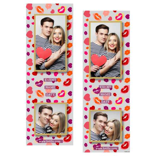 Kissing Day + hearts + 110 gray with captions Kissing Day + hearts + 110 gray with captions