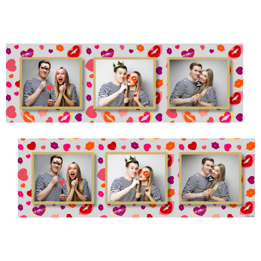 Kissing Day + hearts + 202 gray Kissing Day + hearts + 202 gray