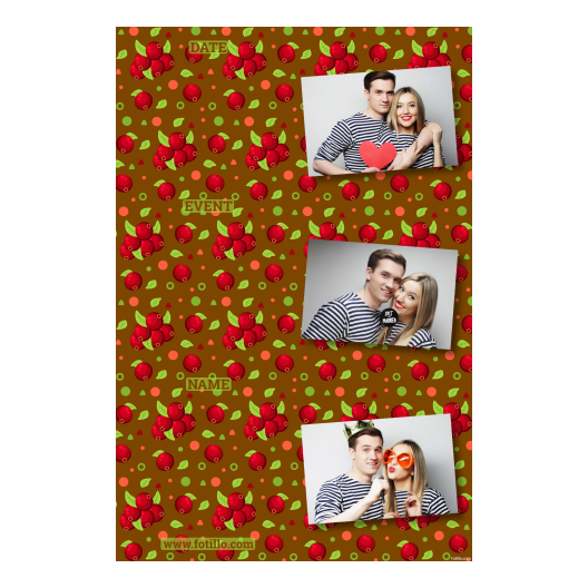 Cranberry Day + dots and leaves + 301 brown with captions Cranberry Day + dots and leaves + 301 brown with captions