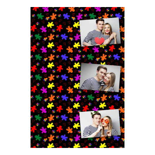 Dzień Tolerancji + serca i kwiaty + 301 czarny Dzień Tolerancji + serca i kwiaty + 301 czarny