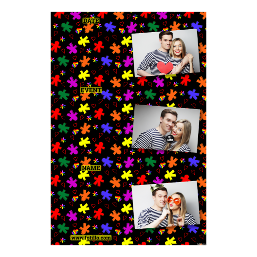 Dzień Tolerancji + serca i kwiaty + 301 czarny z podpisami Dzień Tolerancji + serca i kwiaty + 301 czarny z podpisami