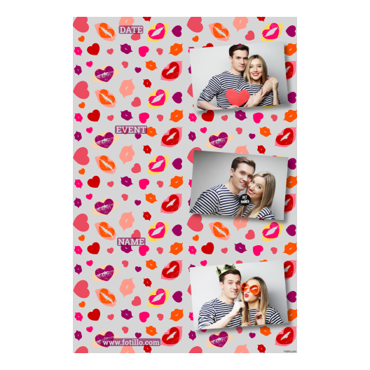 Kissing Day + hearts + 301 gray with captions Kissing Day + hearts + 301 gray with captions