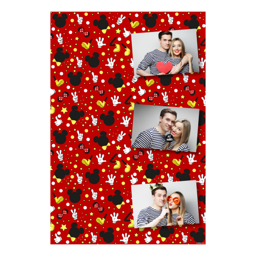 Dzień Myszki Miki + gwiazdy + 301 czerwony Dzień Myszki Miki + gwiazdy + 301 czerwony