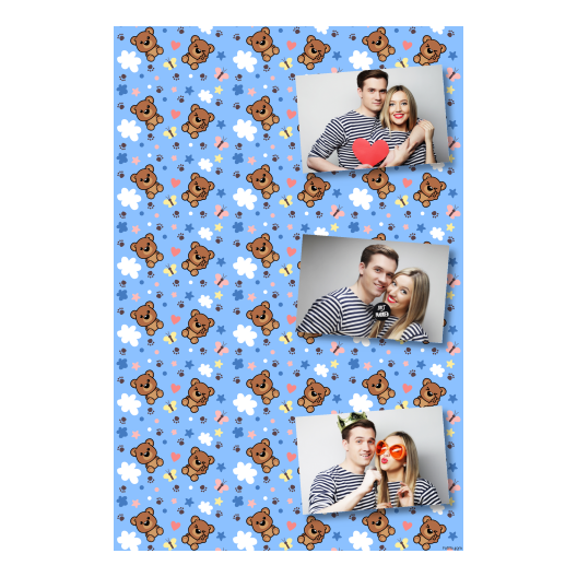 Teddy Bear Day + animals and stars + 301 light blue Teddy Bear Day + animals and stars + 301 light blue