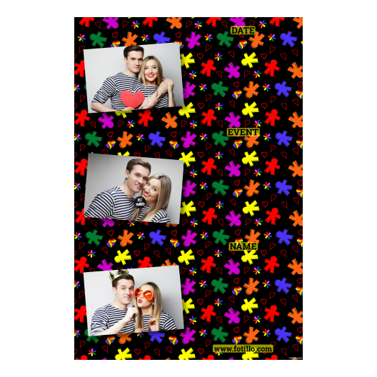 Dzień Tolerancji + serca i kwiaty + 302 czarny z podpisami Dzień Tolerancji + serca i kwiaty + 302 czarny z podpisami