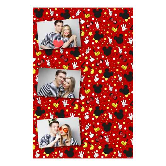 Dzień Myszki Miki + gwiazdy + 302 czerwony Dzień Myszki Miki + gwiazdy + 302 czerwony