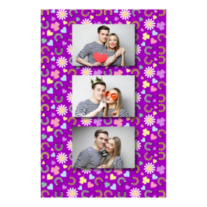 Kindness Day + flowers and hearts + 306 violet