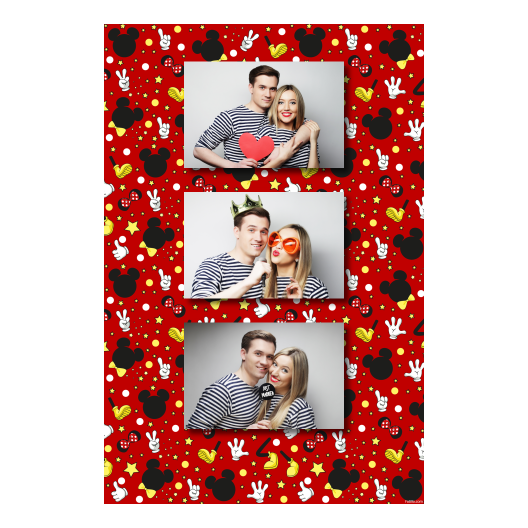 Dzień Myszki Miki + gwiazdy + 306 czerwony Dzień Myszki Miki + gwiazdy + 306 czerwony