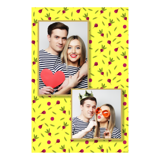 Beet Day + vegetables and leaves + 307 yellow