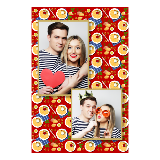 Dzień Placków Ziemniaczanych + warzywa i posiłki + 307 czerwony Dzień Placków Ziemniaczanych + warzywa i posiłki + 307 czerwony