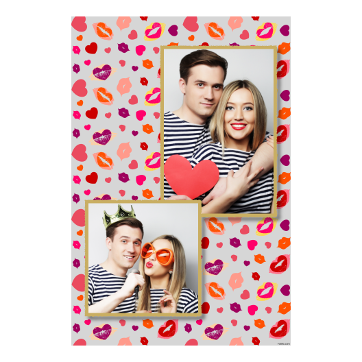 Kissing Day + hearts + 309 gray Kissing Day + hearts + 309 gray