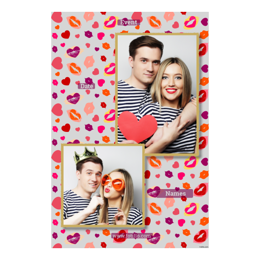 Kissing Day + hearts + 309 gray with captions Kissing Day + hearts + 309 gray with captions