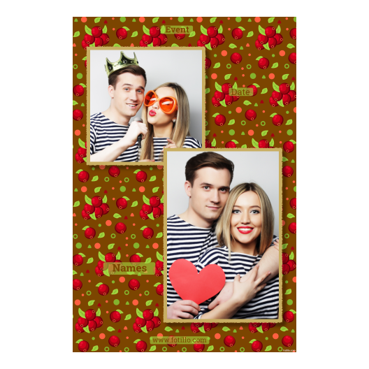 Cranberry Day + dots and leaves + 310 brown with captions Cranberry Day + dots and leaves + 310 brown with captions