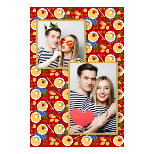 Dzień Placków Ziemniaczanych + warzywa i posiłki + 310 czerwony Dzień Placków Ziemniaczanych + warzywa i posiłki + 310 czerwony