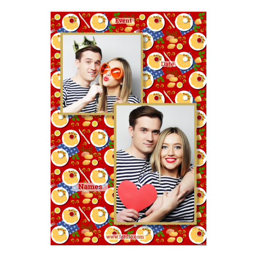 Dzień Placków Ziemniaczanych + warzywa i posiłki + 310 czerwony z podpisami Dzień Placków Ziemniaczanych + warzywa i posiłki + 310 czerwony z podpisami