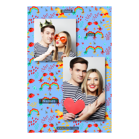 Dzień Absurdu + gwiazdy i oczy + 310 błękitny z podpisami