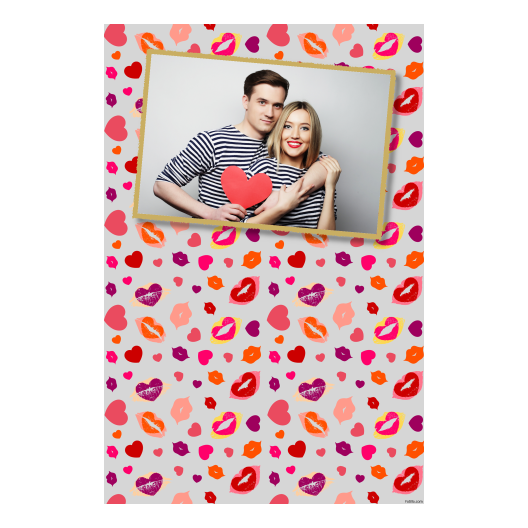 Kissing Day + hearts + 312 gray Kissing Day + hearts + 312 gray