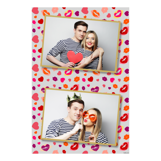 Kissing Day + hearts + 314 gray Kissing Day + hearts + 314 gray