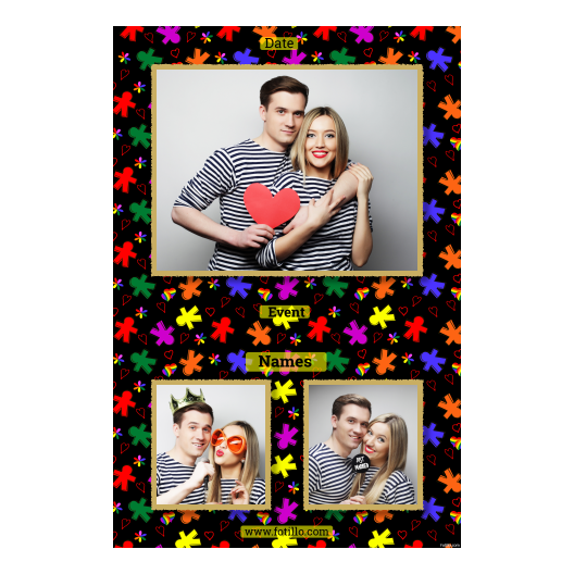 Dzień Tolerancji + serca i kwiaty + 315 czarny z podpisami Dzień Tolerancji + serca i kwiaty + 315 czarny z podpisami