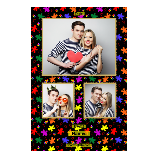 Dzień Tolerancji + serca i kwiaty + 317 czarny z podpisami Dzień Tolerancji + serca i kwiaty + 317 czarny z podpisami