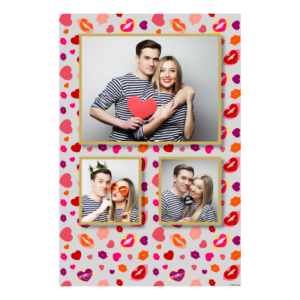 Kissing Day + hearts + 317 gray
