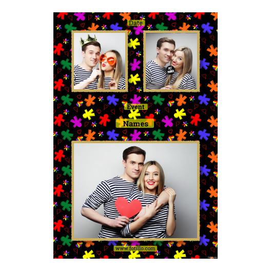 Dzień Tolerancji + serca i kwiaty + 318 czarny z podpisami Dzień Tolerancji + serca i kwiaty + 318 czarny z podpisami