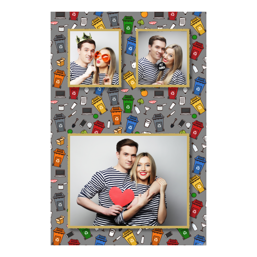 Recycling Day + garbage + 318 gray