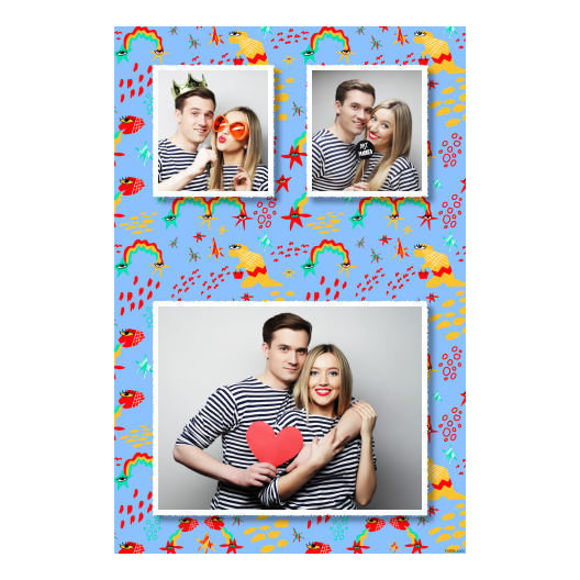 Dzień Absurdu + gwiazdy i oczy + 318 błękitny Dzień Absurdu + gwiazdy i oczy + 318 błękitny