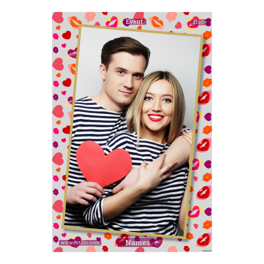 Kissing Day + hearts + 323 gray with captions Kissing Day + hearts + 323 gray with captions