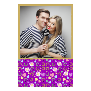 Kindness Day + flowers and hearts + 325 violet