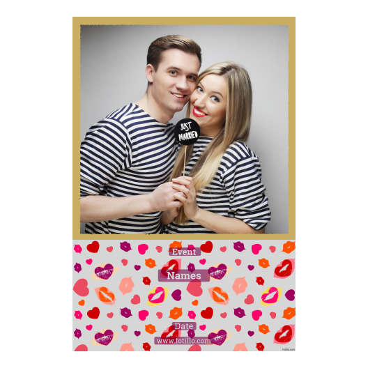 Kissing Day + hearts + 325 gray with captions Kissing Day + hearts + 325 gray with captions