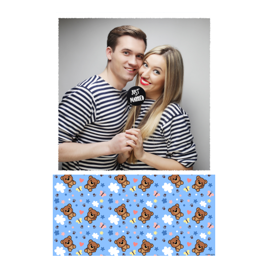 Dzień Pluszowego Misia + zwierzęta i gwiazdy + 325 błękitny Dzień Pluszowego Misia + zwierzęta i gwiazdy + 325 błękitny