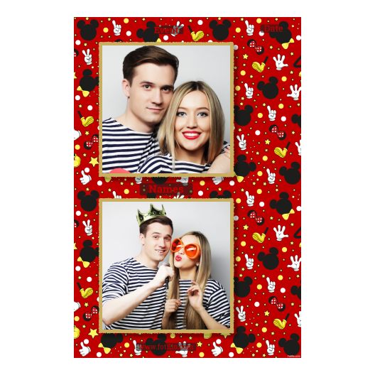 Mickey Mouse Day + stars + 328 red with captions Mickey Mouse Day + stars + 328 red with captions